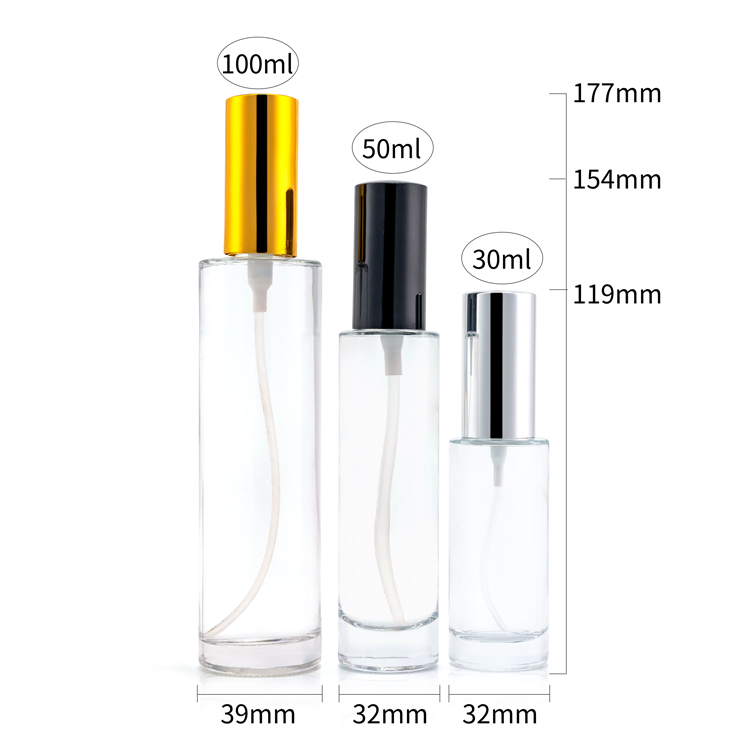 glass bottle for cosmetic packaging 