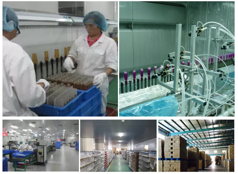 Panyue packing glass bottle production working place