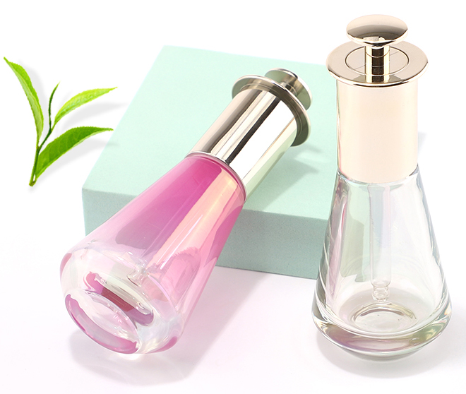 Wholesale gradient color glass bottle 