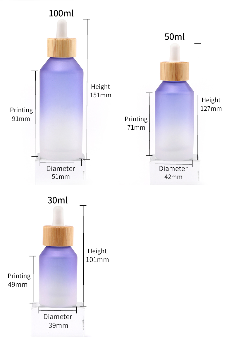 China manufacture glass bottle with dropper 