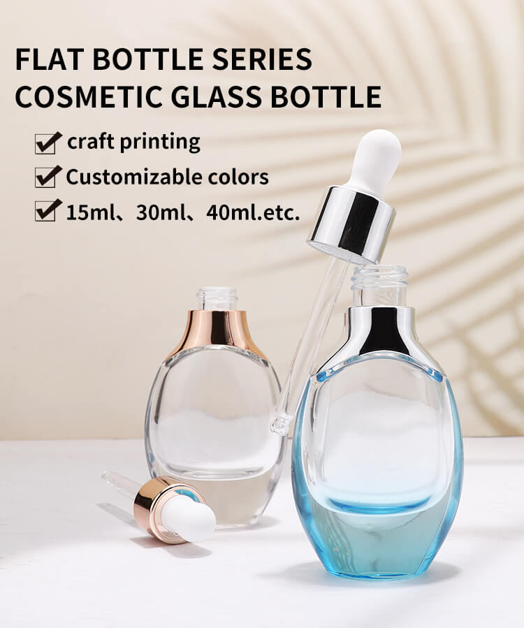 Botella de vidrio de nuevo diseño.
