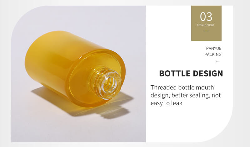 Embalaje de botella de vidrio cosmético ecológico de 30 ml