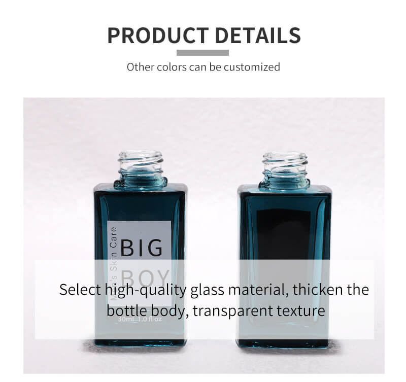 Botella cuentagotas de vidrio de nuevo diseño de alta calidad