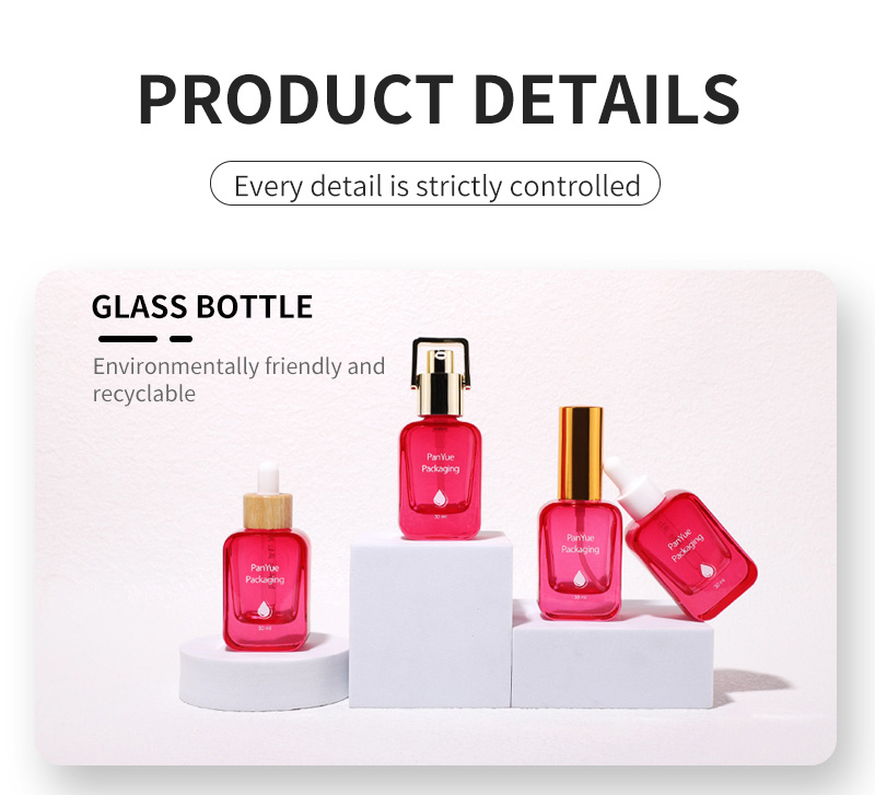 botella de vidrio única