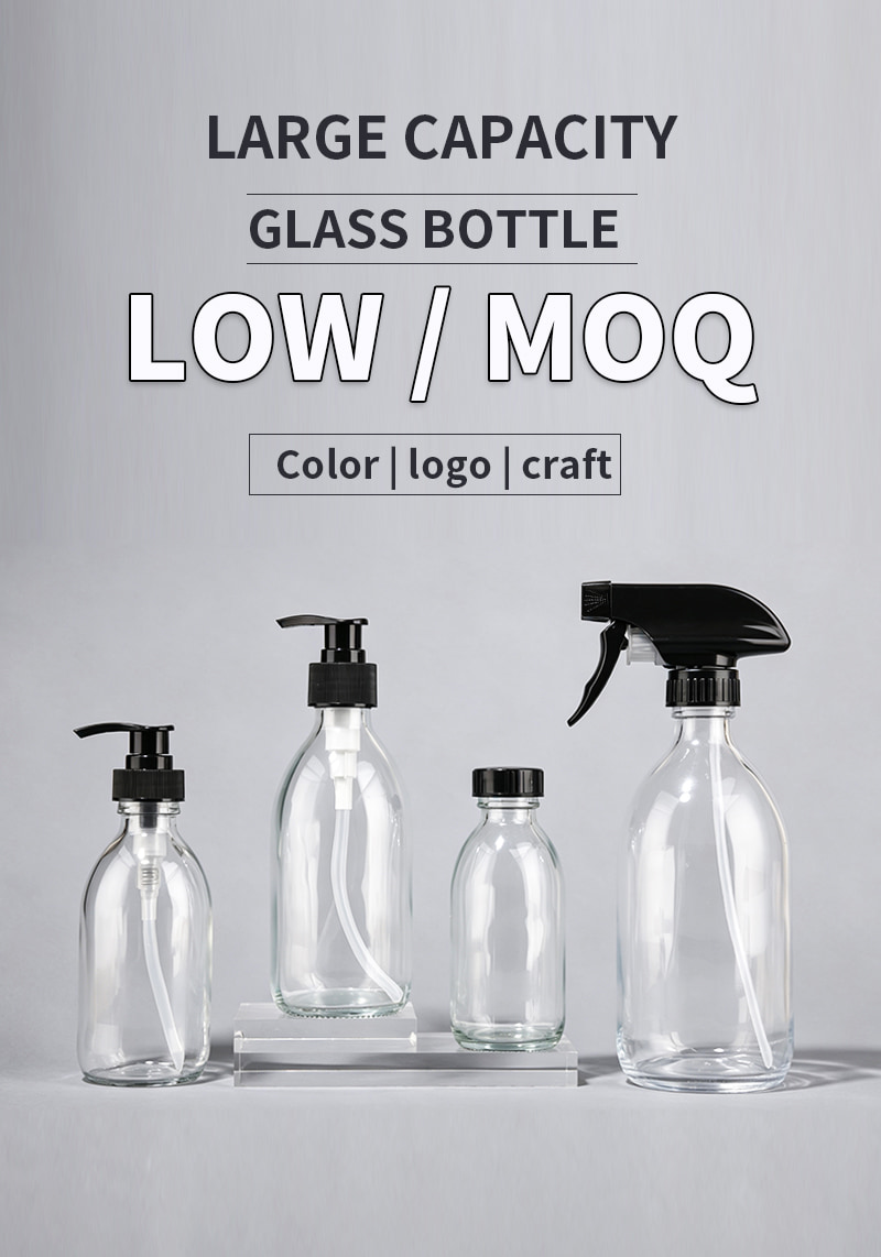 Boston Round Glass Bottle