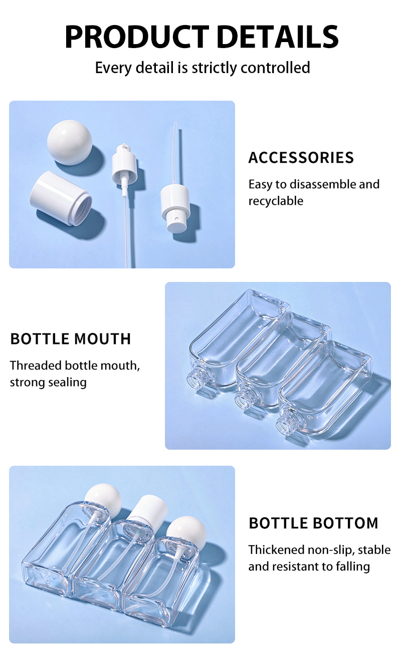 Private label skincare plastic bottle