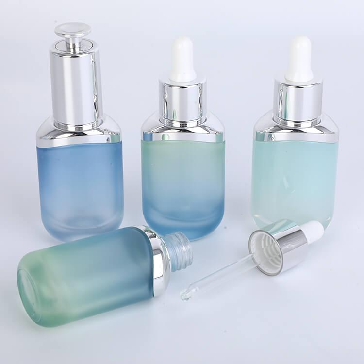 Luxury skincare glass dropper bottle