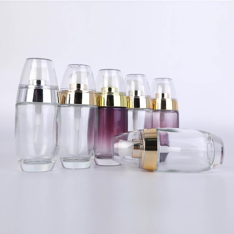 Foundation lotion skincare glass bottle