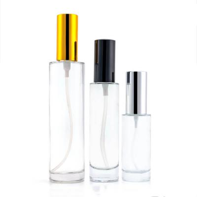Botella de perfume cosmética personalizada recargable con bomba de spray