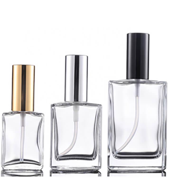 Square perfume refillable Bottle