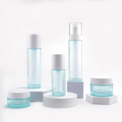 cosmetic glass bottle set