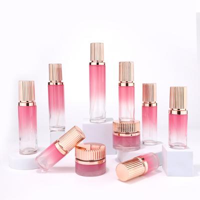 Skincare serum cosmetic bottle set