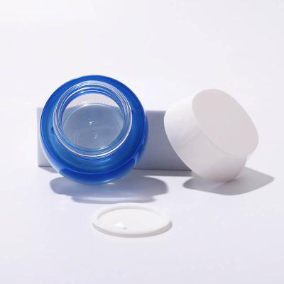 Embalaje de tarro cosmético de crema facial de vidrio para el cuidado de la piel vacío OEM
