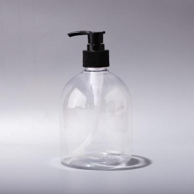 Botella de plástico redonda de nuevo diseño para el envasado de líquidos para lavarse las manos