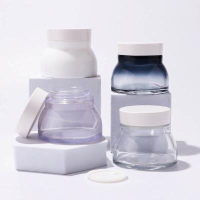 Embalaje de tarro de cristal de crema cosmética personalizada de 150 g