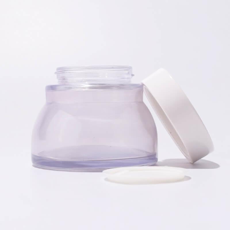 Wholesale cosmetic glsss cream jar packing