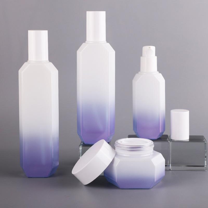 Hexagon cosmetic packaging containers