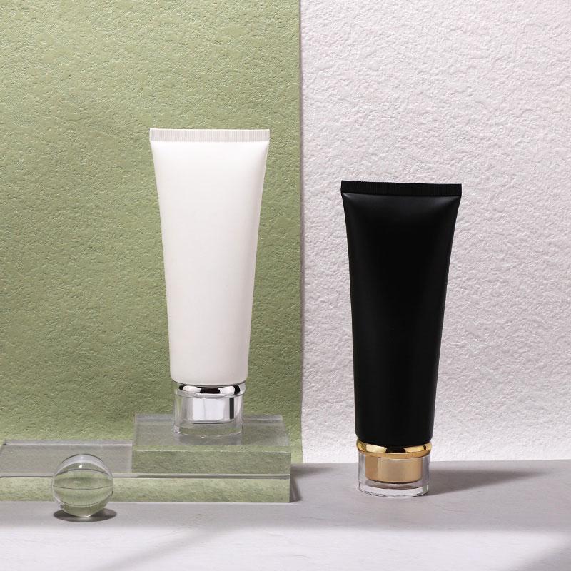 Wholesale custom 100g empty plastic body lotion hand cream skin care squeeze tubes cosmetic container