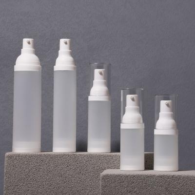 frosted airless lotion pump bottle