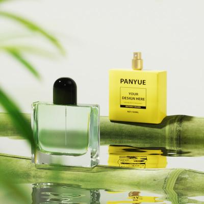 Botella de vidrio de 100 ml para perfume de lujo