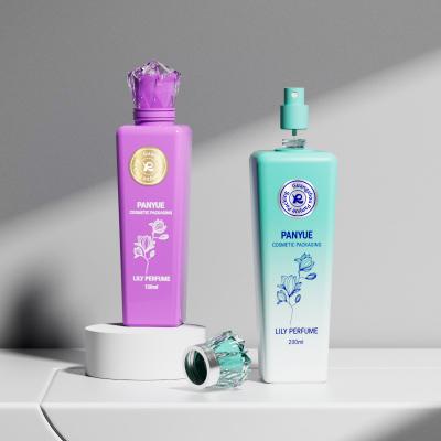 Frasco de perfume de vidrio de lujo de gran tamaño