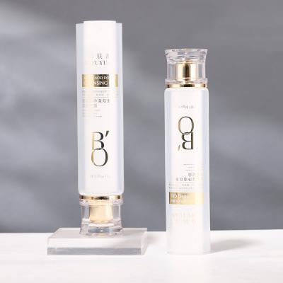 empty plastic cream tubes