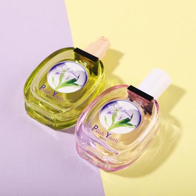 Frasco de vidrio redondo ovalado de 30 ml para base de maquillaje