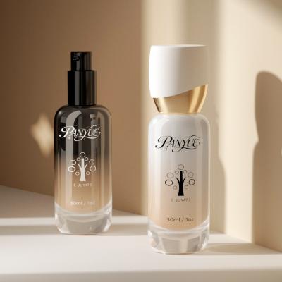30ml round cylinder glass foundation bottle