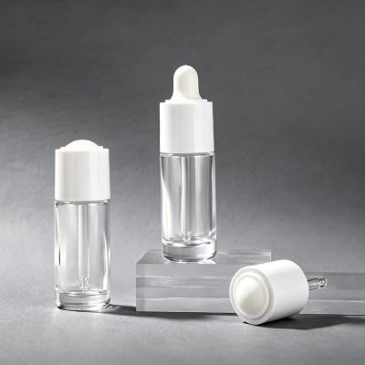 30ml Clear Round Glass Dropper Bottle