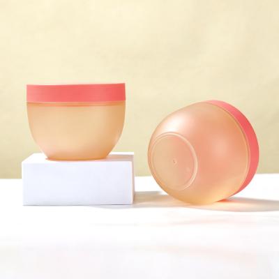 Tarro cosmético de boca ancha con forma de cuenco
