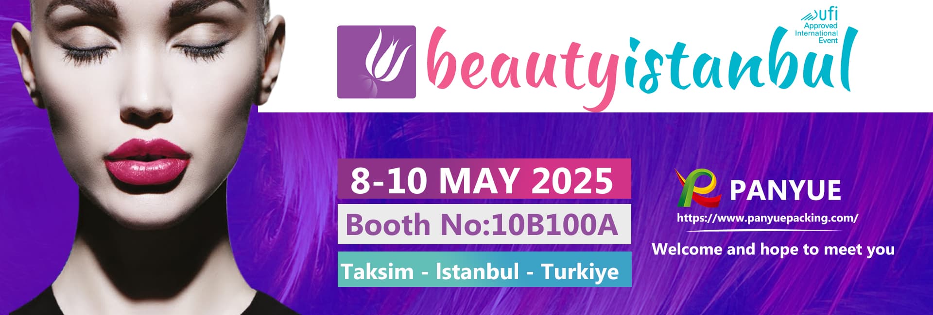 Envases de lujo de Panyue: producto innovador, belleza, Estambul 2025